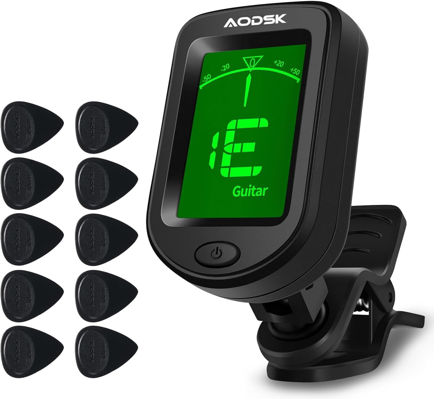 Aodsk Afinador Clip – Rotatorio, Multi instrumento