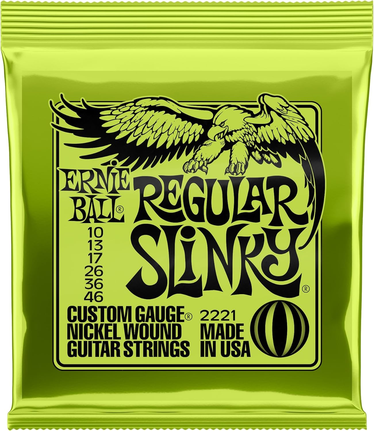 Ernie Ball Regular Slinky 10-46 – 10-46, Equilibradas